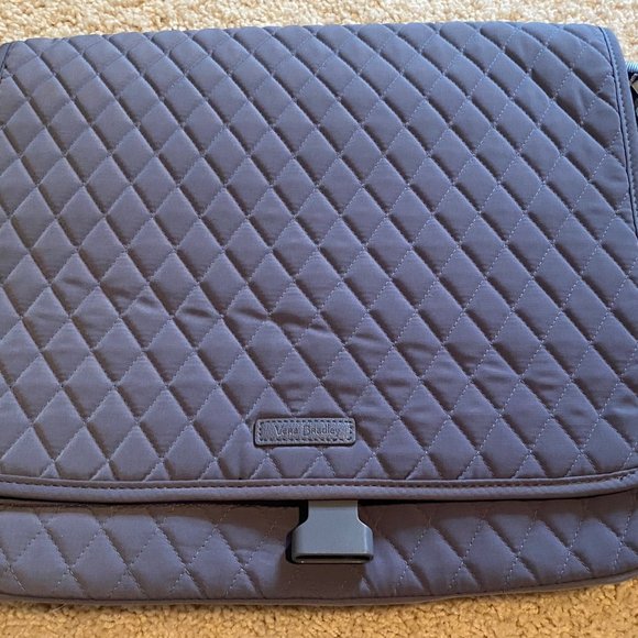 Vera Bradley Messenger / Computer Bag in Carbon Grey - Picture 1 of 3